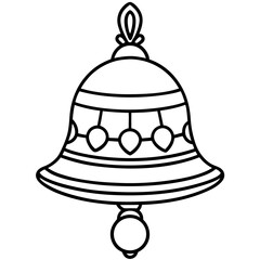 Jhumka line art vector