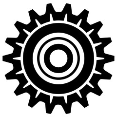 gear icon vector illustration