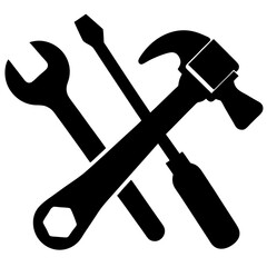 hammer and screwdriver