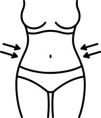 pregnant woman measuring her belly