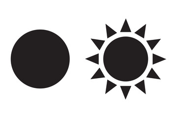 Sun icon. Sun Summer Illustration