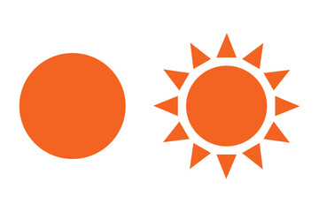 Sun icon. Sun Summer Illustration