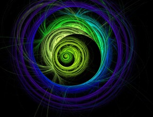 Imaginatory fractal abstract background Image