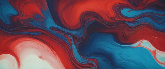 swirling colors blue and red background