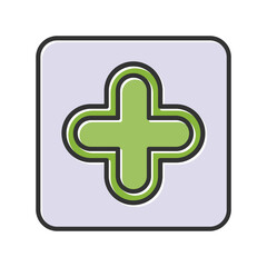 Plus Sign Vector Icon