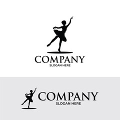 Logo for a ballet or dance studio logo design