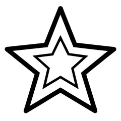 Fototapeta premium silver star on white