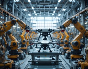 Automated Drone Assembly Line Robotics in Modern Manufacturing