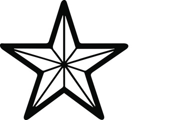 Elegant Star Design Vector Graphic,  Perfect for Logos, Decorations, and More