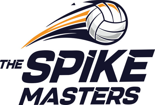 The Masters Squad Volleyball Logo Design