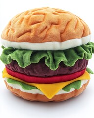 Stuffed Burger Pillow