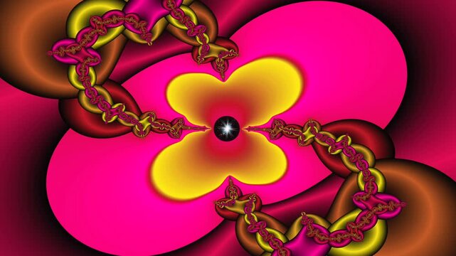 Abstract concept of Artificial Intelligence creating a mini black hole or splitting the atom