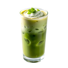 mojito cocktail isolated on white