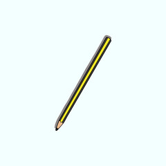 Pencil icon logo flat vector design