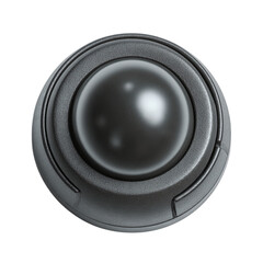 Trackball, isolated on white background, studio lighting, ultra-realistic, product photo 