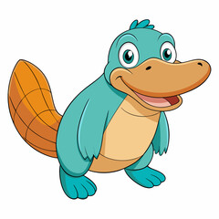 cartoon platypus cartoon