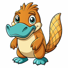 cartoon platypus cartoon