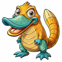 cartoon platypus cartoon