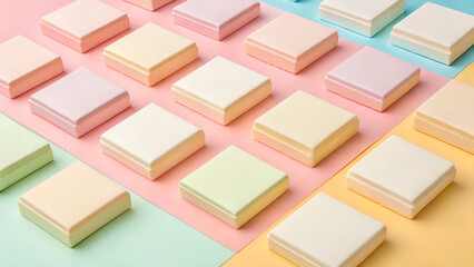 pink and white cosmetic boxes 
