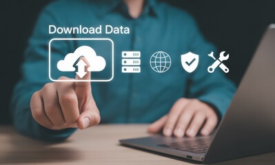 Cloud Data Download Interface: Secure and Efficient Transfer