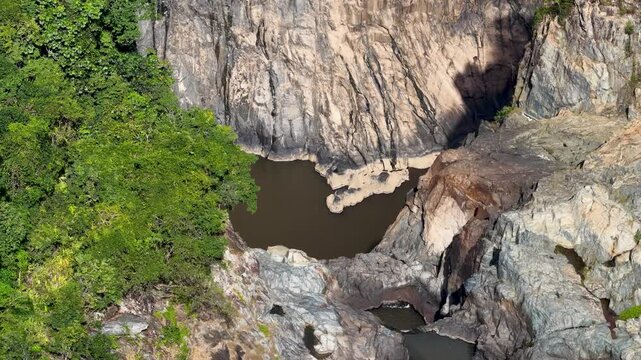 Drone View of Barron River Gorge in Queensland
