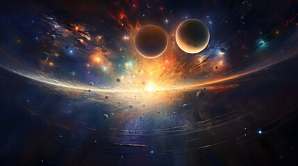 Obraz premium planet in space