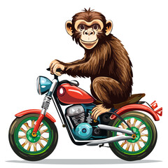 chimpanzé moto 2