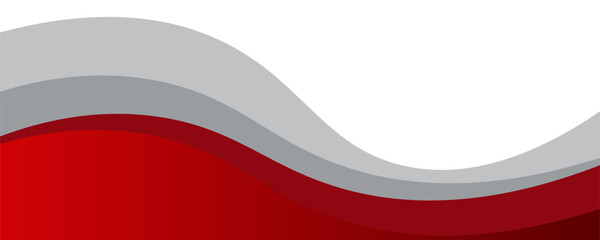 red gray abstract wave background for corporate banner, business presentation, poster, journal cover.