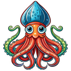 vector illustration of octopus