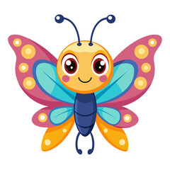 butterfly vector White Background