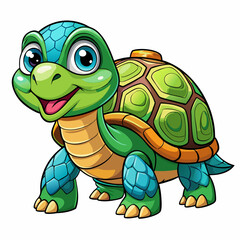 funny turtle cartoon