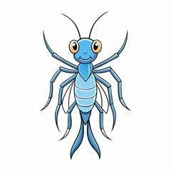 vector illustration of a spider