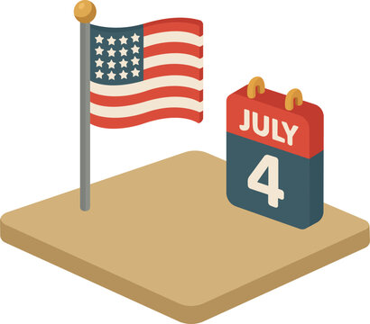 4th of July Independence Day of United States