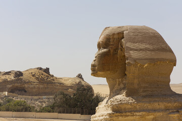 The Sphinx at Giza, Cairo, Egypt
