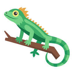 chameleon on a branch