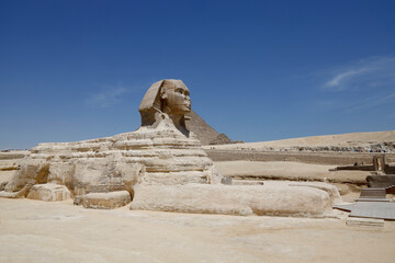 The Sphinx at Giza, Cairo, Egypt