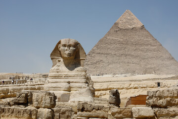 The Sphinx at Giza, Cairo, Egypt