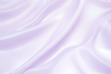 Fototapeta premium Elegant light purple fabric background with soft folds and delicate shine for luxury design