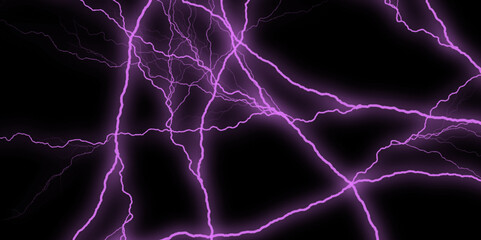 Black marble texture abstract marble background. Vector marble pattern with pink cracks Transparent texture. Pink pastel marble texture background.  Lightning bolts in the sky at night.