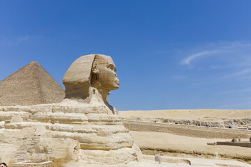 The Sphinx at Giza, Cairo, Egypt