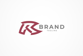 Letter R Logo, Iconic Letter R  Logo design, vector illustration