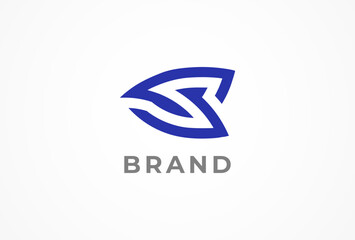 Letter S Logo, Iconic Letter S  Logo design, vector illustration