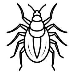 black and white tick