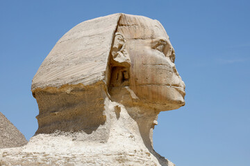 The Sphinx at Giza, Cairo, Egypt