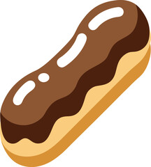 vector illustration of a delicious donut