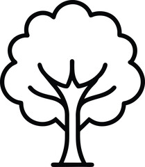 Sal Tree outline icon