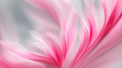 Soft pink and white feather-like patterns, with a dreamy, flowing texture. Ideal for elegant, romantic design themes.