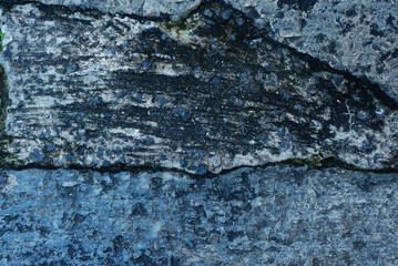 Close-up of a street floor with cracks in the shape of a line. Texture, background for work. abstract