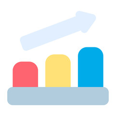 high value flat icon