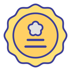 quality outline flat icon